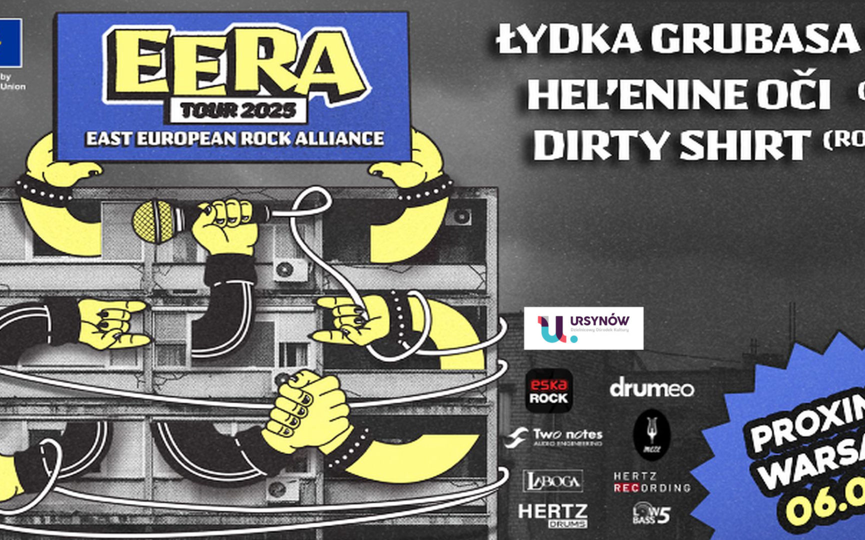 EERA TOUR – Łydka Grubasa, Heľenine Oči oraz Dirty Shirt