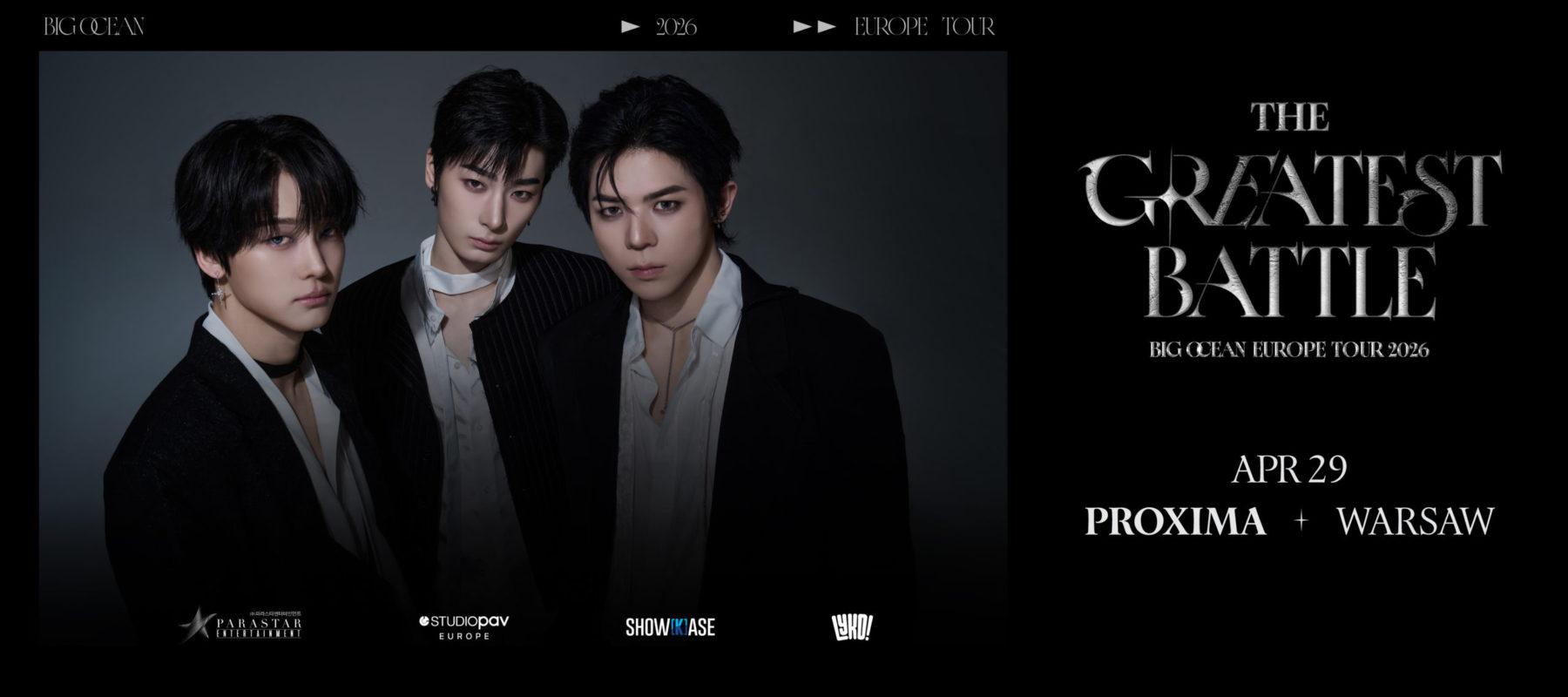 The Greatest Battle – Big Ocean European Tour 2026 The Greatest Battle – Big Ocean European Tour 2026